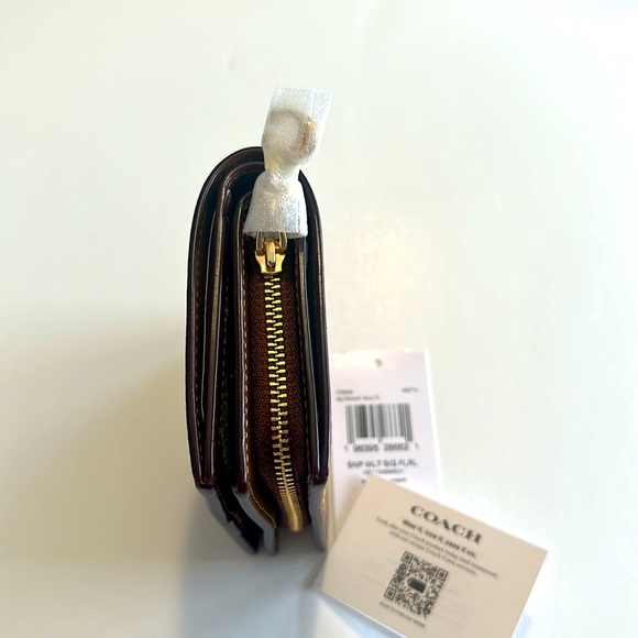 Snap Wallet In Signature Canvas With Floral Print - Picture 3 of 6